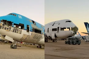 Гигантское «кладбище» самолётов в пустыне