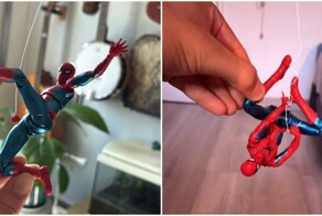 Ожившая фигурка Человека-паука