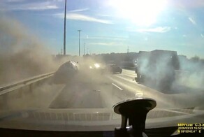 Воскресный замес на КАД