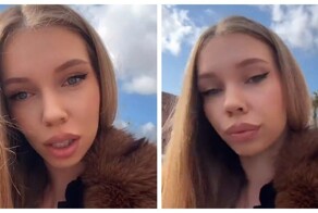 Странное хобби девушки