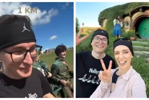 Забег в Хоббитоне в Новой Зеландии