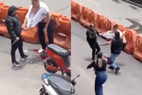 В Боготе уличный герой попытался задержать вора, но вмешался его подручный