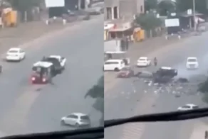 Ограбление как в фильме: фургон с деньгами взлетел на воздух, грабители скрылись с добычей