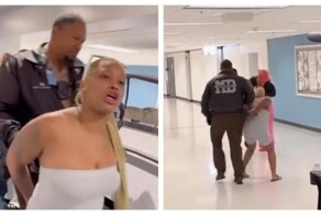 Пассажирка попыталась станцевать тверк во время задержания