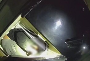 Мужчина пытался скрыться от полиции внутри холодильника