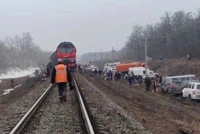 В Ульяновской области семь вагонов пассажирского поезда сошли с рельсов