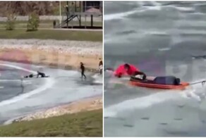 Школьница едва не утонула, пытаясь спасти рыбака