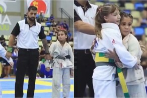 Милый момент  на чемпионате по джиу-джитсу