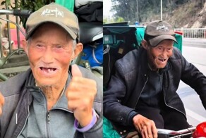 Китаец проехал страну на велосипеде, чтобы побороть горе от потери семьи