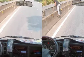 Вьетнамский водитель спас ребёнка на оживлённой трассе