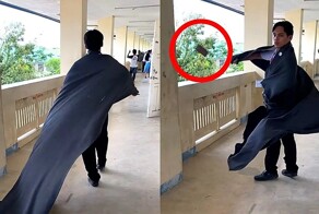 Попытка сделать эффектное видео обернулась потерей смартфона