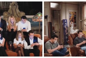 Если бы у героев сериала «Друзья» были смартфоны и соцсети