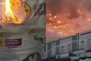 В Калифорнии недовольный сотрудник компании сжёг целый склад туалетной бумаги