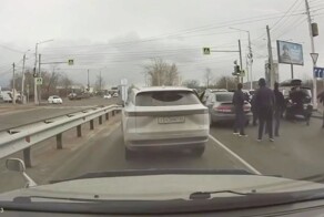 Дорожная разборка с перестрелкой