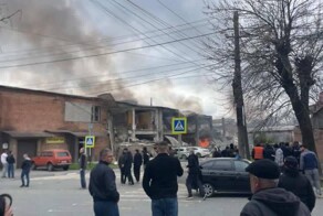 Во Владикавказе на воздух взлетел склад с пиротехникой