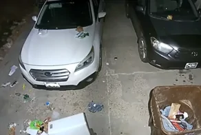 Камера наблюдения помогла раскрыть курьёзный инцидент у дома