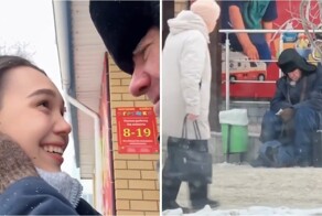 Девушка порадовала одинокого пожилого мужчину тёплым жестом заботы