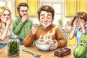 Манная каша с комочками, молочные пенки, сагудай: пользователи удивили друг друга перечнем любимых блюд, при виде которых остальные готовы бежать