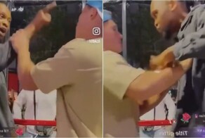 Уличный конфликт: стример повалил агрессивного прохожего