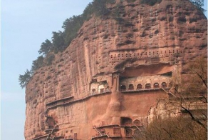 Пещеры Майцзишань – сокровище Китая (13 фото)