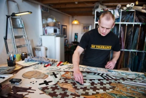 Как делается мозаика стеклом (29 фото)