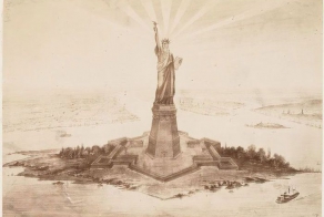 Редкие снимки со строительства статуи Свободы (11 фото)