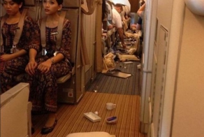 После турбулентности (5 фото)