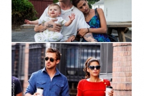 Пары в кино и в жизни (1 фото)