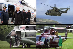 У кого самый дорогой вертолет из первых лиц государств (10 фото)