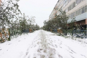 В городе Удачный погода неудачная (3 фото)