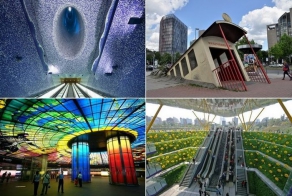 Самые необычные станции метрополитена (12 фото)