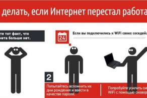 Что делать если перестал работать интернет (1фото)