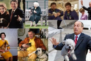 Четвероногие любимцы известных политиков (24 фото)