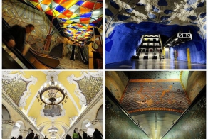 Красивые станции метро в Европе (23 фото)