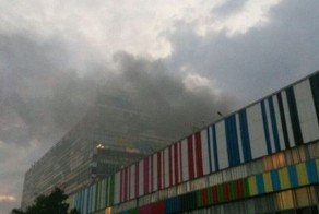 Пожар в телецентре Останкино (8 фото + 2 видео)