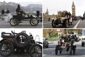 Пробег ретро автомобилей в Англии (45 фото)