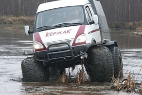 Кержак - болото-вездеход на базе ГАЗели (15 фото)