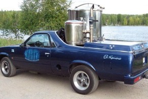 Автомобиль работающий на дровах (7 фото+видео)