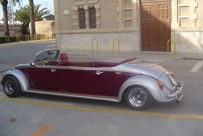 Лимузин-кабриолет на базе Volkswagen Beetle (4 фото)
