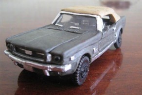Пластилиновый Ford Mustang Convertible 1965 (20 фото)