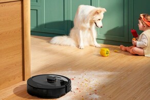 Мгновенно включается в работу и убирает до последней крошки