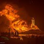 Окончание фестиваля Burning Man 2013