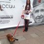 Поклонница Путина выгуляла на Невском злую лису