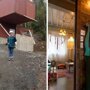 Женщина превратила четыре контейнера в уютный дом