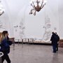 На станции метро Арбатская проявился Сталин 