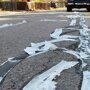В американском городке рабочие отремонтировали дороги при помощи туалетной бумаги