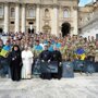Папа Римский благословил украинских карателей и помолился с ними за мир на Украине