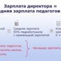 Зарплата директора = х3 зарплата учителя ?