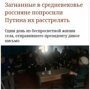 Загнанные в средневековье россияне попросили Путина их расстрелять