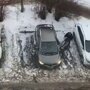 Трудности парковки неопытной автомобилистки из Подмосковья